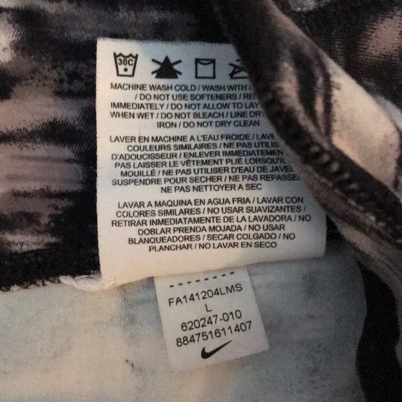 Nike athletic leggings size L - Picture 2 of 2
